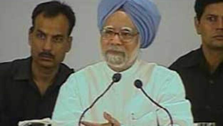 In pics: Team Manmohan sworn in