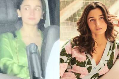 Alia Bhatt Sports Neon Shirt As She Gets Snapped At Karan Johar's Residence; Watch