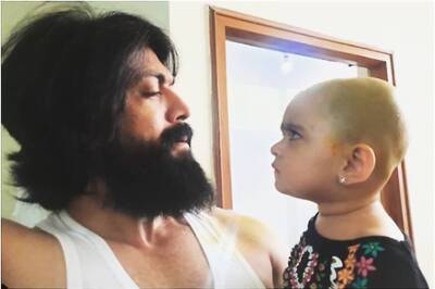 Yash's Baby Girl Ayra Has a 'Not so Amused' Reaction to His Summer Hairdo, See Pic