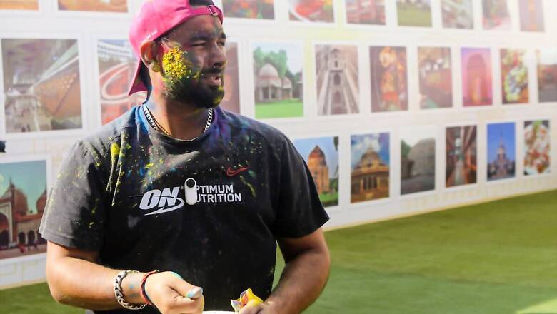 'May The Colours of Holi Brighten Your Lives': Rishabh Pant Extends Greetings on Social Media