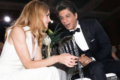 Russian Supermodel Natalia Vodianova Finally Meets Her Teenage Crush Shah Rukh Khan