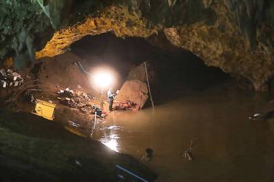 Search for Thai Boys Trapped in Waterlogged Cave Enters Day 7, New Opening Gives Hope