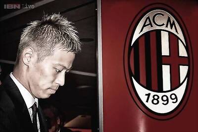 Honda presented as AC Milan's newest player