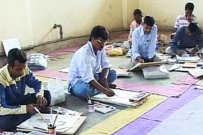 Jail inmates drawing dreams behind bars in Mumbai
