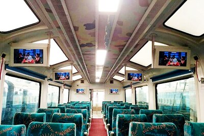 Suresh Prabhu Launches 'Vistadome' Coaches with Glass Roof, Rotating Seats