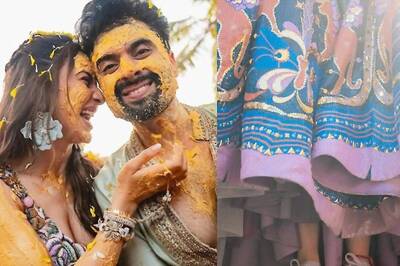 Inside Rakul Preet Singh And Jackky Bhagnani's Haldi Ceremony; Bride Sports Cool Sneakers with Lehenga