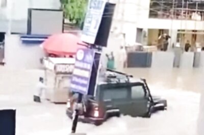 Video Shows The Moment Water Entered Into Coaching Center's Basement Where 3 Students Drowned