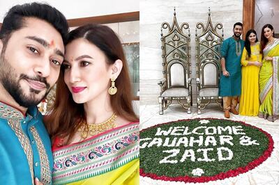 Gauahar Khan, Zaid Darbar Enjoy Lavish Lunch with Her Sister Nigaar Khan and Family, See Pics