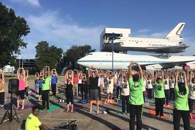 How Houston Marked Yoga Day at NASA Space Center