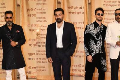 Sunny Deol, Bobby Deol, Jackie Shroff, Tiger Shroff Arrive at Anant-Radhika's Reception | Pics