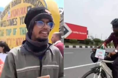 Andhra Boy Cycles To Ladakh To Raise Awareness About Environment