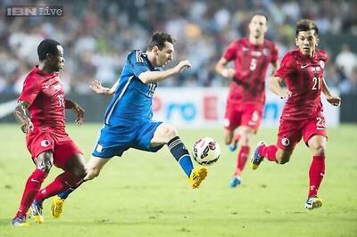 Messi, Higuain score twice as Argentina thrash Hong Kong 7-0
