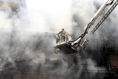 6 Feared Missing as Major Fire Breaks Out at Factory in Delhi's Udyog Nagar, 31 Fire Tenders on Spot