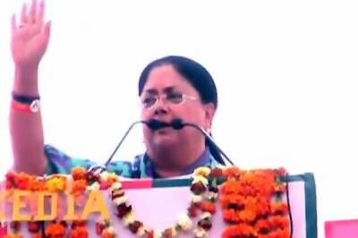 If you are voting for BJP, you are voting for Narendra Modi: Raje