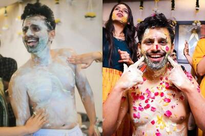 Rahul Vaidya Dances His Heart Out At His Haldi Ceremony Ahead of Wedding With Disha Parmar