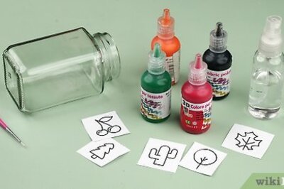 How to Do Glass Painting from a Pattern Tracing
