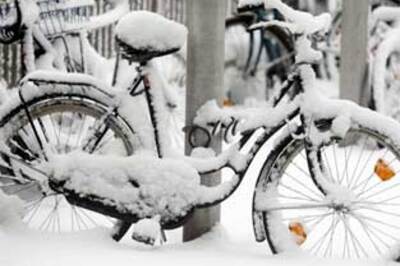 Harsh winter weather eases up in Europe