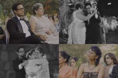 Aamir Khan Holds Ex-Wife Reena Dutta Close As They Dance at Ira Khan's Wedding, Kiran Rao Watches | Video