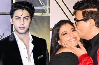 Aryan Khan Poses for First Time Since Arrest; Karan Johar Kisses Kajol at Apoorva Mehta's Bash; Pics