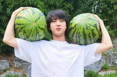 BTS: Jin Is Cuteness Overloaded As He 'Sells Watermelons' In Latest Pics