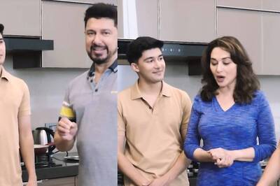 Madhuri Dixit Reacts As Son Arin Learns To Make Khichdi:'Your roommates Are Going To Be So Happy'
