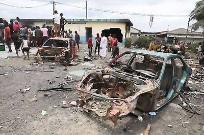 Bus torched in Ivory Coast as election tensions run high