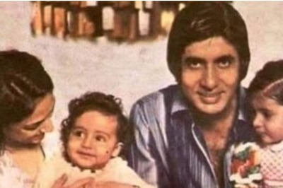 Amitabh Bachchan Shares Priceless Then and Now Pics with Jaya, Abhishek and Shweta Bachchan
