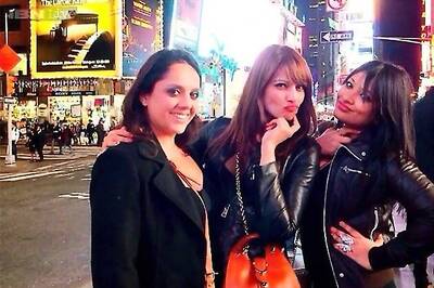 Snapshot: Bipasha Basu parties with friends in NYC, posts photos on Twitter