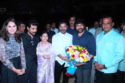 Trending: Telangana CM Revanth Reddy At Chiranjeevi's Padma Vibhushan Party