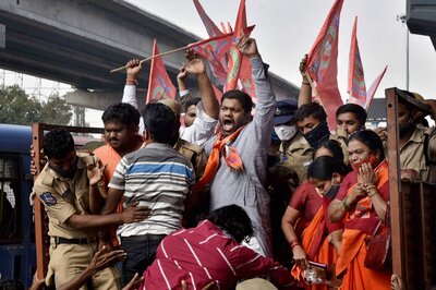 Police Foil Activists' Road Blockade on Hyderabad-Vijayawada Highway Demanding Ban on Cow Slaughter