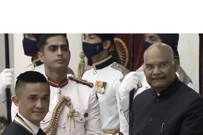 WATCH | Sunil Chhetri Receives The Major Dhyan Chand Khel Ratna Award