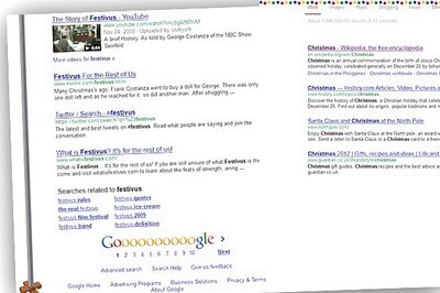 Google celebrates Festivus, Christmas with new easter eggs