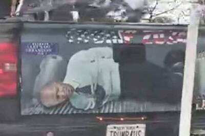 Donald Trump Posts Video Showing Image Of Biden Hog-Tied