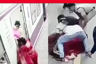 WATCH: Woman and Her Daughter Tumble off a Moving Train in Mumbai, RPF Officer Turns Lifesaver