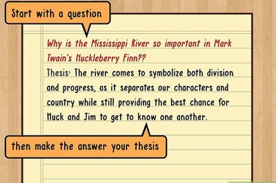 How to Write a Thesis Statement