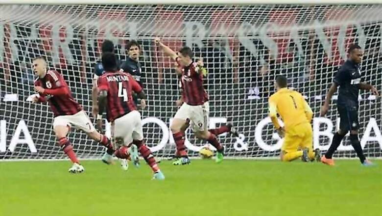 Serie A: AC Milan draw 1-1 against city rival Inter