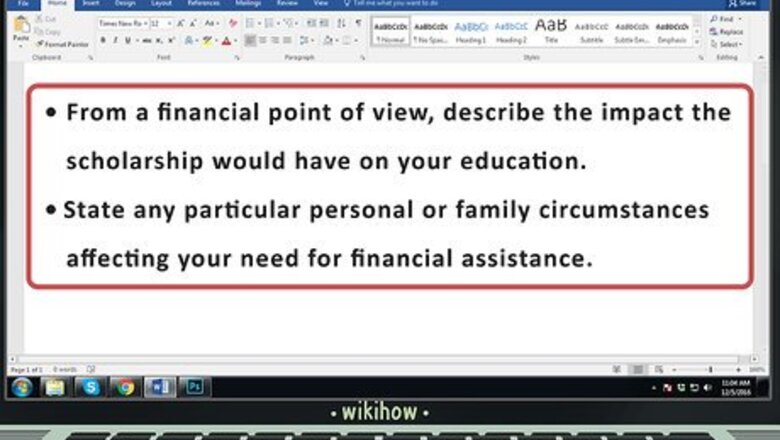 How to Write a Personal Statement for a Scholarship
