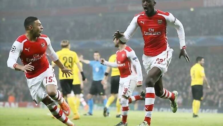 Champions League: Yaya Sanogo, Alexis Sanchez score as Arsenal beat Borussia Dortmund 2-0