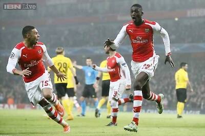 Champions League: Yaya Sanogo, Alexis Sanchez score as Arsenal beat Borussia Dortmund 2-0