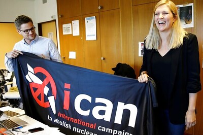 Nobel Peace Prize 2017 Awarded to Anti-Nuclear Campaign International Campaign to Abolish Nuclear Weapons
