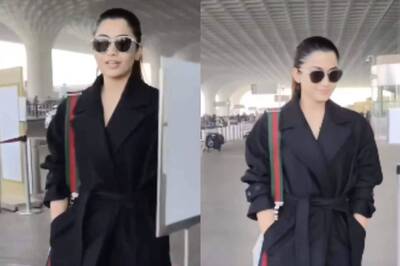 Rashmika Mandanna Boards Flight in Bathrobe? Animal Star Fails To Impress Fans With Her OOTD