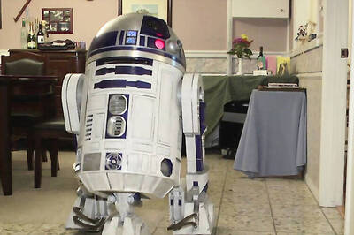 Watch: Star Wars fan brings R2-D2 to life