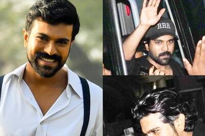 RRR: Ram Charan Watches Early Morning Show in Hyderabad, Greets Crowd Outside Theatre; Pics Go Viral