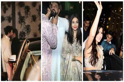 Shah Rukh Khan, Katrina Kaif, Sachin Tendulkar Attend Amitabh Bachchan's Diwali Bash
