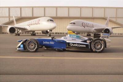 Formula E Racecar vs Qatar Airways’ Airbus A350 vs Boeing 787 Dreamliner [Video] – Guess Who Wins?