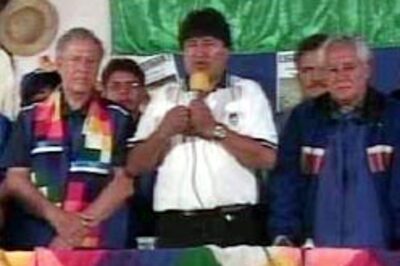 Morales claims victory in Bolivia polls