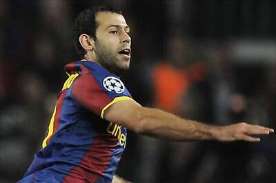 Mascherano sent off after Barcelona defeat