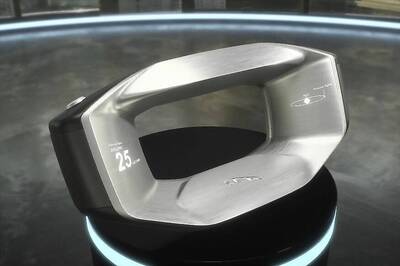 Jaguar Land Rover's Futuristic Steering Wheel Design
