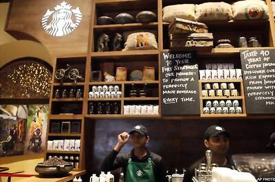 Starbucks opens first India store in Mumbai