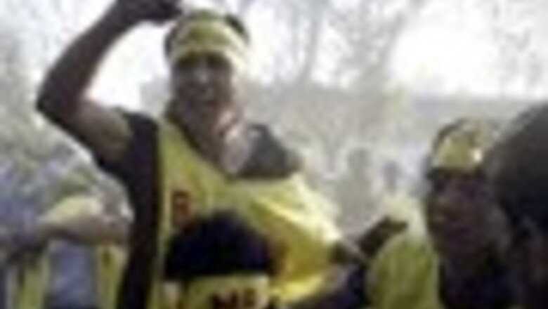 In Pics: Tibetans scale great wall of China embassy